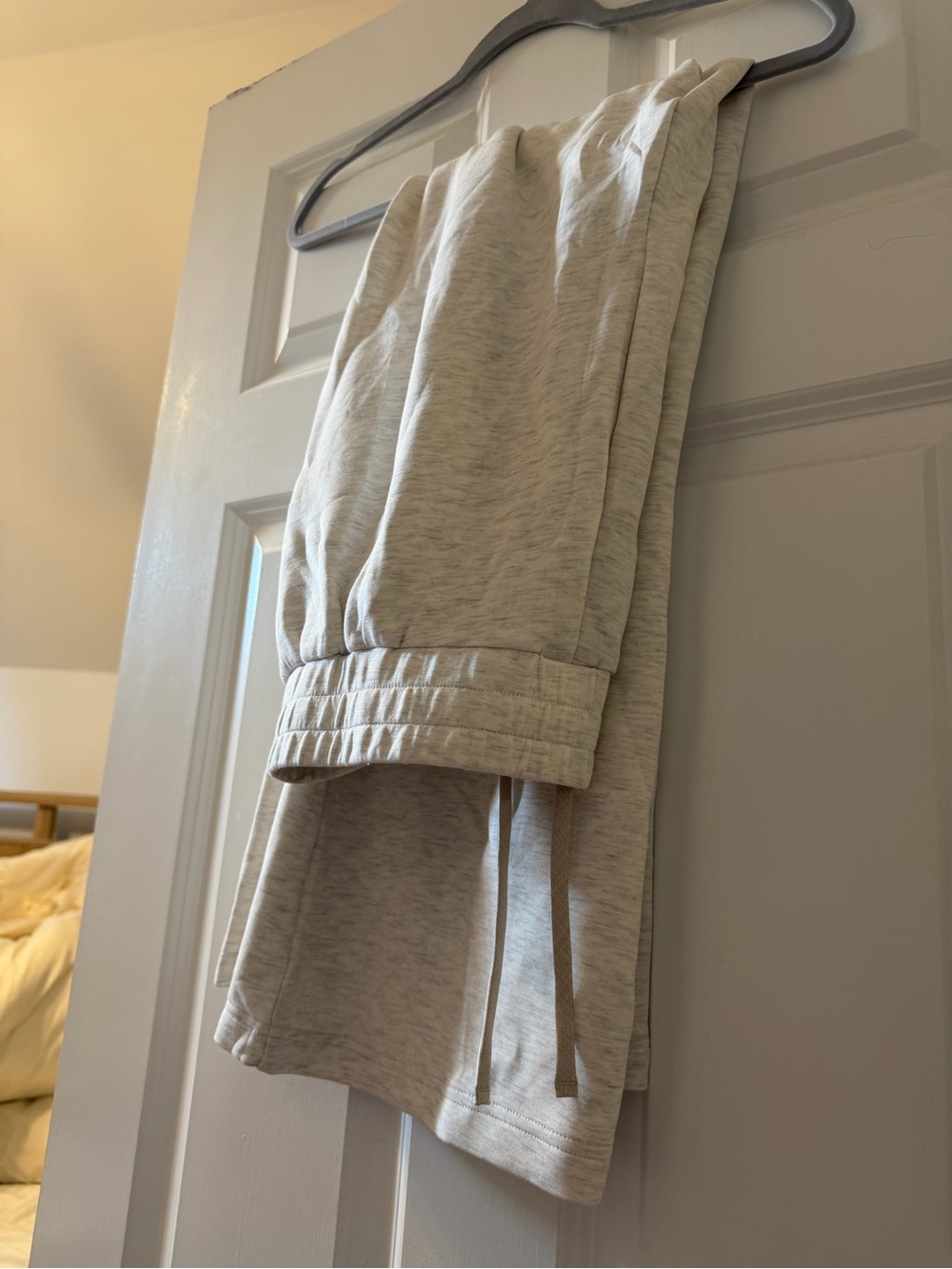 Varley Light Heather Gray Track Pants